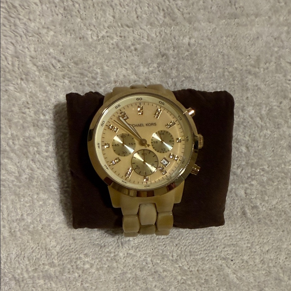 Michael Kors Gold-Tone Chronograph Watch